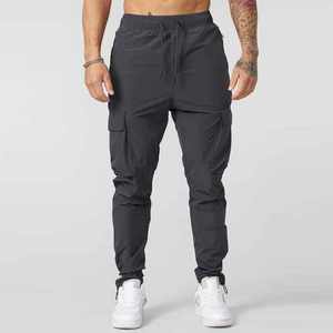 Pantalones Deportivos GENERSA para Hombre, Transpirables, Ligeros, de Lona Arrugada, 100% Algodón, Cintura Elástica, Bolsillos, Estilo Urbano - Product Image 2