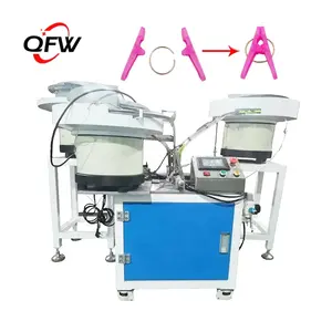 QFW Automatic Assembly Machine Clip Hanger Clothespin Assembly Equipment V-clip Assembly Machine Provided Steel Lotion Pump 600