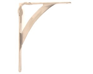 Classic Style Brass Triangle <b>Wall</b> <b>Shelf</b> Bracket with Polished Finish for Supporting Fixed <b>Mounting</b> - Product Image 2