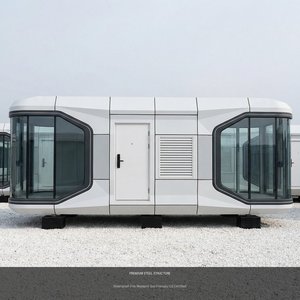 Casa Prefabricada <span class=keywords><strong>de</strong></span> Lujo en Forma <span class=keywords><strong>de</strong></span> Cápsula Espacial <span class=keywords><strong>de</strong></span> Aluminio |   Casa Móvil <span class=keywords><strong>de</strong></span> Acero para Taller, Hotel, Resort, Glamping |   Certificado CE, Energía Solar - Product Image 5