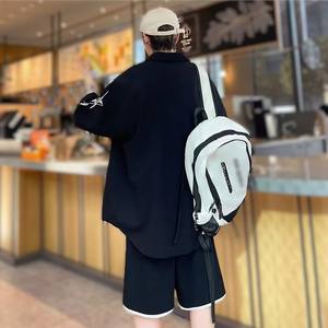 Conjunto Deportivo de Verano para Hombre, Talla Grande, Diseño Floral, Mezcla Sintética, Corte Holgado, Camiseta de Manga Corta y Pantalones Cortos, Fabricación OEM Personalizada - Product Image 4