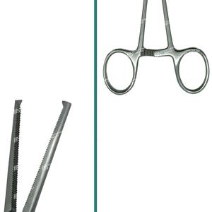 Pinzas Arteriales Kocher Ochsner de Acero Inoxidable de 20 cm con Certificación ISO 13485, Instrumentos Quirúrgicos Veterinarios Maestros de Clase I Reutilizables - Product Image 5