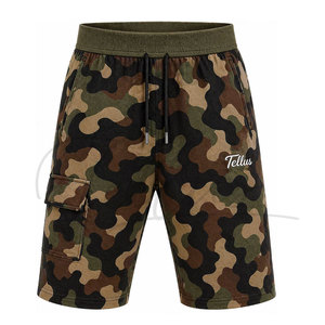 Nouveautés : Shorts de bain Awrah pour hommes en polyester/coton, décontractés, respirants, séchage rapide, taille élastique – Fabricant - Product Image 1