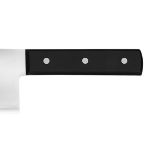 Cuchillos profesionales para cortar carne, de acero inoxidable, con hoja ancha y afilada, y mango negro con triple remache, para carniceros. - Product Image 4