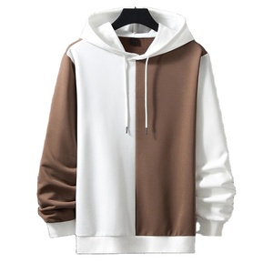 Chaqueta Cortavientos Larga de Invierno para Hombre, Tallas Grandes, Diseño Ecológico, Cuello Alto Vintage, Bolsillos Delanteros, con Capucha, Venta al Por Mayor - Product Image 1