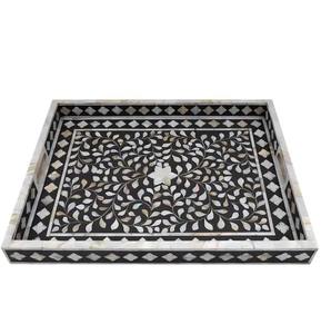 Bandeja de Servir Moderna Hecha a Mano con Incrustaciones de Madreperla para Cocina y Hogar - Product Image 5