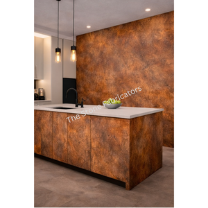 Losa de Mármol Natural Oxido Rust, Lámina de Piedra Flexible, Resistente al Agua, Diseño Moderno, Baldosa para Piso TSF India, 3 Años de Garantía - Product Image 2