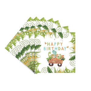 Manufacturer Customize Logo Pattern And Size Of Paper Cups Disposable Cup Plate Tablecloth Natural Cartoon Party Supplies Set - Product Image 3