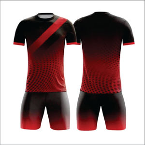 Camiseta de Fútbol Unisex con Logotipo Personalizado, 100% Poliéster de Secado Rápido, Nombre y Números del Equipo Personalizados, Posiciones en el Dobladillo Inferior/Cuello Trasero, Hecho en Pakistán - Product Image 6