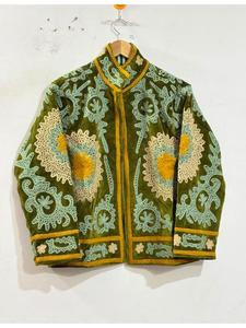 Chaqueta de Seda Bordada Ligera y Elegante para Mujer con Múltiples Diseños de Color para Festivales, Bodas y Celebraciones - Product Image 3