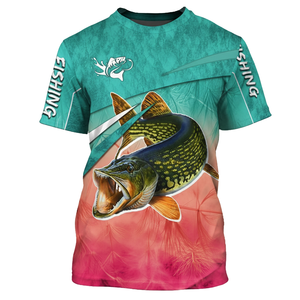 Chemise de pêche pour homme à col rond, personnalisable par sublimation, en polyester haute performance, directement de l'usine - Product Image 6