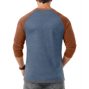 <b>Men's</b> Cotton Full Sleeve T-shirt Long Sleeve Crew Neck Breathable Comfortable Casual Wear Soft <b>Stretch</b> Cheap Price <b>Men</b> T-shirts - Product Image 2