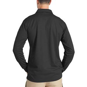 Camisa Larga para Hombre con Logotipo Personalizado, Sólida, Suave, Transpirable, Antiarrugas, Casual, de Negocios, para Golf, Tenis, de Alta Calidad, con Corte Elegante y Mercerizada - Product Image 5