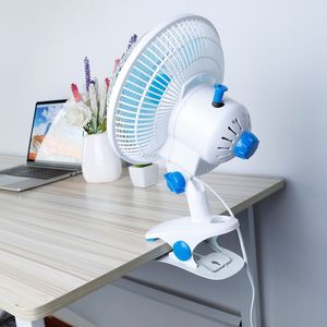 Ventilatore a clip silenzioso a 2 velocità con oscillazione automatica e design anti-pizzicamento, personale, da scrivania, da parete, per passeggino, per uso in ufficio, camera da letto, per neonati - Product Image 6