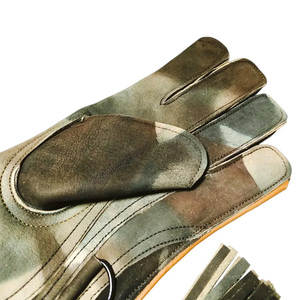 Guantes de Cetrería de Cuero Suave Tallas Grandes, Transpirables y Cómodos para Caza Salvaje al Aire Libre, Guantes para Cetrería Fabricados - Product Image 5