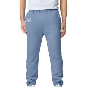Midweight Adult Pocket Sweatpants Casual Cotton Blend Jogger Pants Elastic Waist Comfortable Everyday Lounge <b>Trousers</b> - Product Image 1