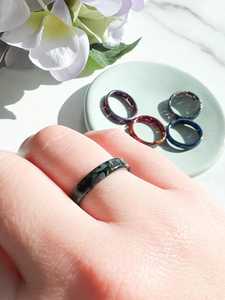 Anillo de Resina en Tono Ámbar, Anillo Ovalado de Moda, Joyería Vintage para Mujer, por MN EXPOTRS - Product Image 5