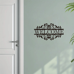 CIFbuy Grande Insegna di Benvenuto Vintage Stile Fattoria, Arte Murale Rustica in Metallo per Decorazione Esterna del Portico, Regalo 'Home Sweet Home', Servizio di Raccolta - Product Image 6