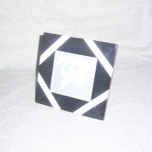 Luxury Handmade Eco-Friendly Blue White Bone Photo <b>Frame</b> <b>with</b> Modern Design for Home Office - Product Image 1