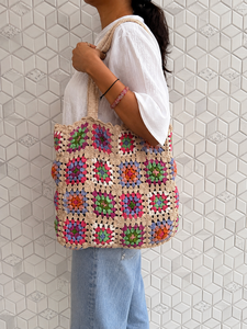 มาใหม่ล่าสุดฤดูร้อนชายหาดฟางกระเป๋าโบฮีเมียนโครเชต์กระเป๋าถือHandmadeผู้หญิงไหล่กระเป๋าหญ้าทะเลสไตล์Macrameกระเป๋า - Product Image 1