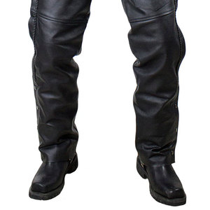 Meilleures ventes : Chaps en cuir semi-rigide pour hommes, légers, style western, pour l'équitation professionnelle, avec impression de logo personnalisé - Product Image 6