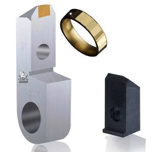 5mm plat CVD diamant facettage outil tournage fraise Posalux diamant outils 180 degrés chaîne outils pour bague en or bijoux - Product Image 4