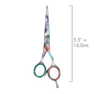 Ensemble professionnel de ciseaux de coiffure chirurgicaux Morje, peignes, brosse, cape, étui, acier inoxydable 4Cr13, 28 dents, droit, tranchant, réutilisable - Product Image 6