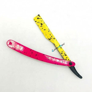 มีดโกนหนวดแบบมืออาชีพ ใบมีดเปลี่ยนได้ โลโก้สั่งทำพิเศษ ตัวมีดเคลือบกระดาษสแตนเลส - Product Image 2