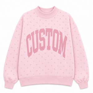 Achetez un sweat-shirt à col montant surdimensionné pour femmes, tissu doux et confortable, vêtement décontracté pour tous les jours - Product Image 6