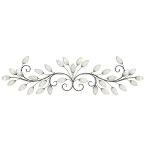 Nouvelles Décorations Murales de Luxe à Forte Demande : Art Mural en Métal en Forme de Fleur avec Verre, Design Floral Tendance pour la Maison - Product Image 2