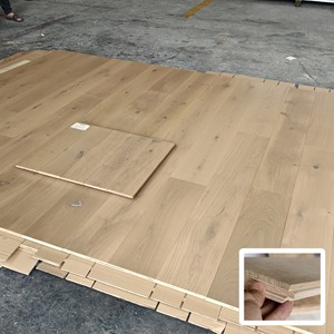 Suelo de Madera de Roble Blanco de 2 Capas, 12 mm, Sistema de Clic, Grado AB, Certificado CARB P2 - Product Image 1