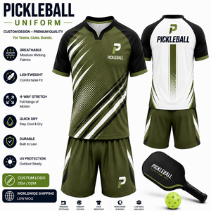 Fabricante de Uniformes Personalizados para Equipos de Pickleball, Camisetas de Pickleball por Sublimación, Proveedor de Ropa Deportiva al por Mayor OEM ODM - Product Image 1