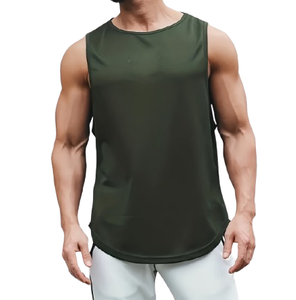 Nouveau débardeur de sport pour homme, couleur unie, respirant, prix abordable - Product Image 2