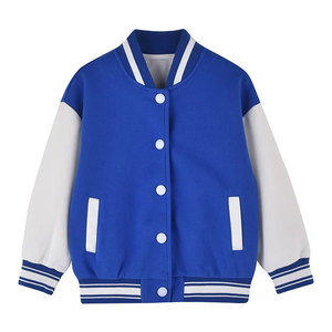 Wholesale Customized Premium Quality OEM ODM Service Latest Style Made Stand Collar Front Slim Breathable Design Varsity <b>Jackets</b> - Product Image 2
