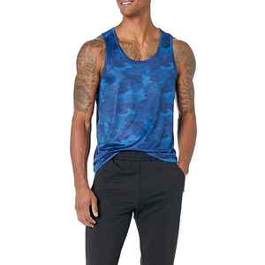 Débardeur Homme Sur Mesure Haute Qualité Respirant Écologique Séchage Rapide Gym Entraînement Paillettes Frontales 180g Style Urbain Décontracté - Product Image 5