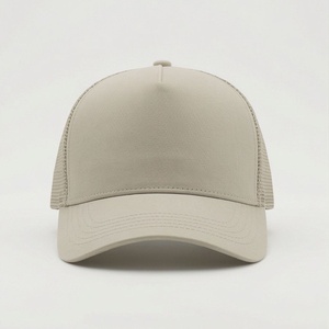 Unisex 6-Panel Mesh Trucker <b>Cap</b> Adjustable Solid Color Casual Baseball Hat for Adults Four Seasons Wear - Product Image 1