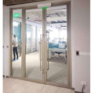Puerta Cortafuego de Acero con Diseño Único y Vidrio Resistente al Fuego para Uso en Hoteles, Hospitales, Oficinas y Edificios Comerciales, Disponible para la Venta - Product Image 5