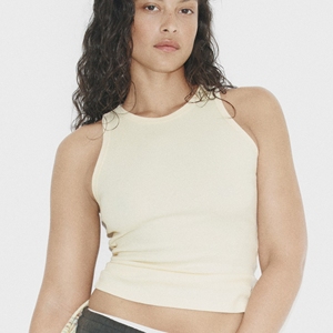 Women's Fitness Sporty Loose Fit Gym <b>Tank</b> <b>Tops</b> 100% Cotton Jersey <b>Lace</b> Front 140g OEM Services Factory Direct Sale - Product Image 2