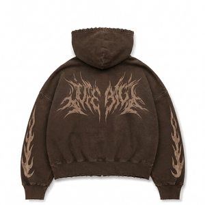 Sweat à capuche en coton élégant pour femme, couleur unie, coupe oversize, avec doublure de capuche, durable et techniques d'impression - Product Image 4