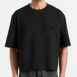 Camiseta Unisex de Manga Larga, Tejido de Poliéster Grueso, Cuello Redondo, Corte Holgado, con Bolsillo Frontal, Color Personalizado - Product Image 6