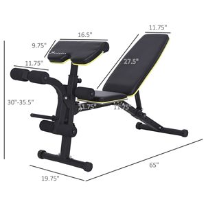 Panca da Allenamento Ergonomica Regolabile in Schiuma per Estensioni Gambe e Curl, con Imbottitura Confortevole, per Casa, Panca per Manubri, Panche e Rack per Esercizi - Product Image 3