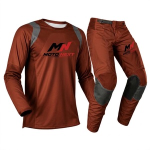 Conjunto de camiseta y pantalones de motocross para hombre, manga larga, sublimación personalizada, a prueba de viento, 100% poliéster, ahora en venta en línea. - Product Image 2