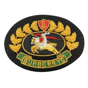 Insignias 3D Bordadas a Mano de Alta Calidad con Diseño Personalizado en Tela de Lona, Insignia de Corona con Hilo Metálico Dorado y Plateado - Product Image 3
