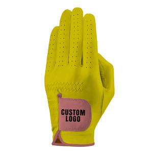 Quality Unisex Right-Handed Golf Glove Genuine Leather Breathable Sport Hand Glove Adjustable Wrist <b>Strap</b> Pull-On Closure for - Product Image 1