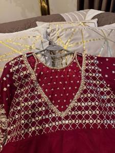 TENNECY - Juego de Pañuelos de Georgette para Mujer, Diseño Elegante, Estampado Sólido, Reversible, Sin Arrugas, de Secado Rápido, para Fiestas, Bodas, Diwali, Uso Diario - Product Image 6