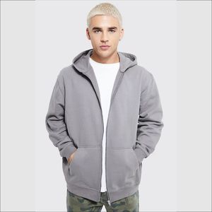 Sweat-shirt à capuche zippé pour homme, en molleton de coton épais, personnalisé, avec impression numérique, service OEM de marque privée - Product Image 6