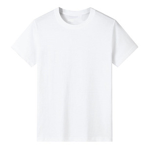 T-shirts décontractés pour hommes en coton 100% personnalisés OEM, manches courtes, coupe classique, logo sur le devant - Product Image 1