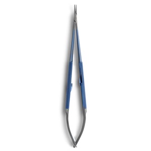 Porte-aiguilles micro-manuel en acier inoxydable couleur titane certifié CE, instruments chirurgicaux - Product Image 6