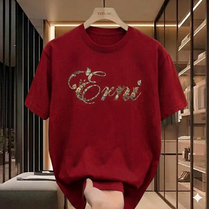 Camisetas de Alta Gama 100% Algodón para Hombre, Impresión DTF Personalizada, Suaves y Cómodas, Estilo Diseñador, Camiseta Casual al por Mayor - Product Image 4