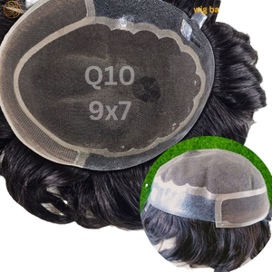 Perruque Bangladesh Ltd Q10 élégant crépus droite Remy perruque de cheveux européens confortable perruque avant de lacet avec un style longue durée - Product Image 1